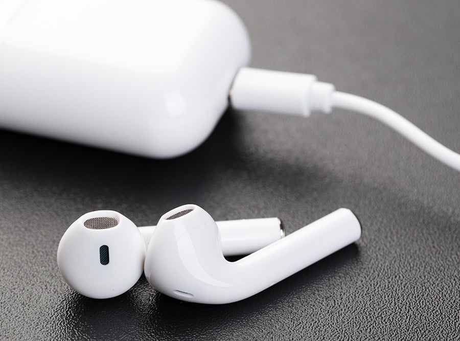 White Wireless Earbud